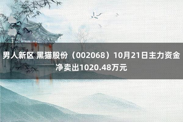 男人新区 黑猫股份（002068）10月21日主力资金净卖出1020.48万元