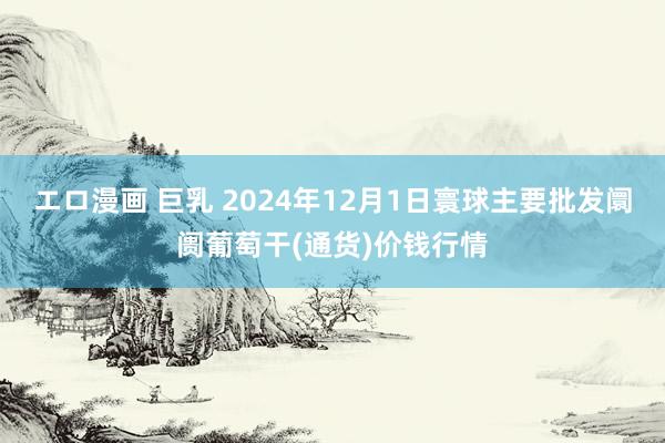 エロ漫画 巨乳 2024年12月1日寰球主要批发阛阓葡萄干(通货)价钱行情