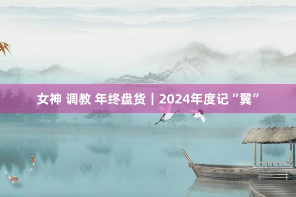 女神 调教 年终盘货｜2024年度记“翼”