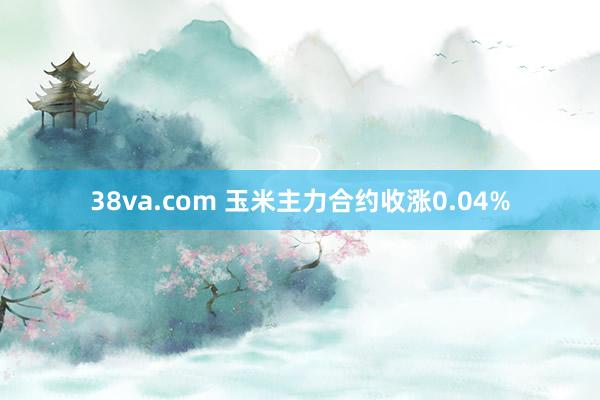 38va.com 玉米主力合约收涨0.04%