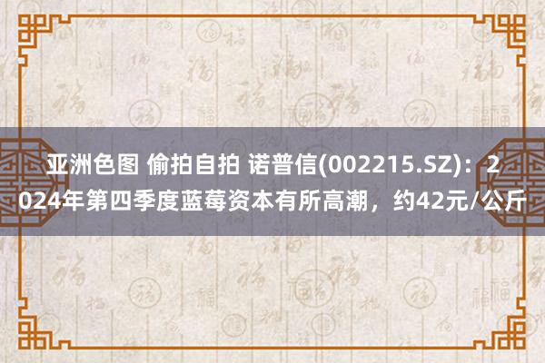 亚洲色图 偷拍自拍 诺普信(002215.SZ)：2024年第四季度蓝莓资本有所高潮，约42元/公斤